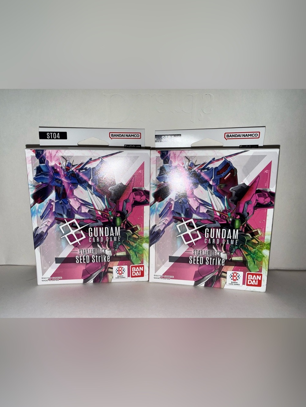 LOT OF 2 SEALED Gundam TCG: SEED Strike Starter Deck (ST04) English